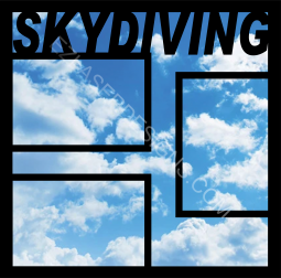 Skydiving Word - S